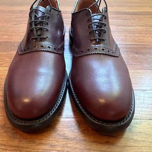 Allen Edmonds Shelton (custom narrow A) Saddle Oxford NWOT (Made in USA)